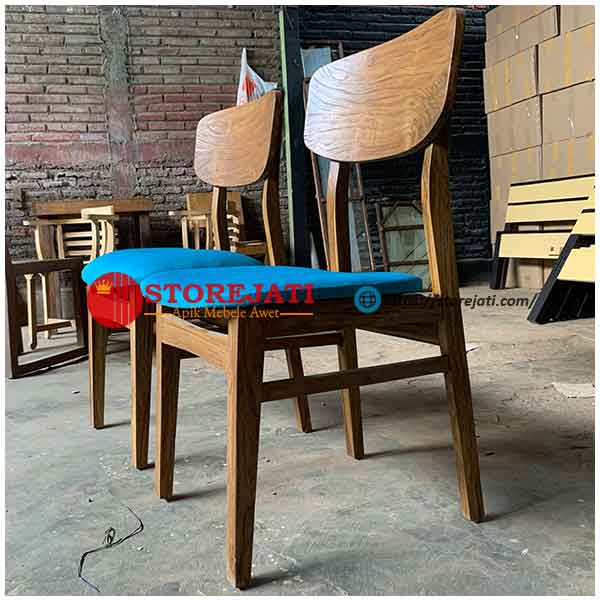 model kursi makan kayu jati minimalis