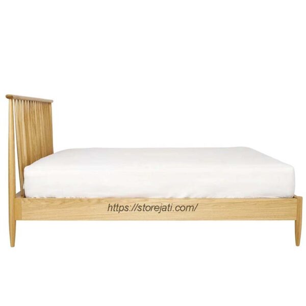 desain tempat tidur kayu jati minimalis