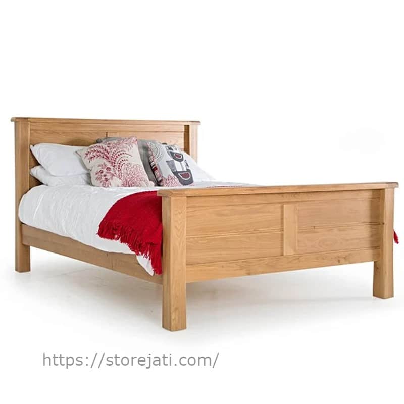 gambar tempat tidur minimalis kayu jati jepara