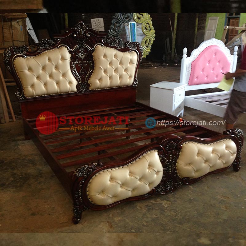 harga tempat tidur mewah ukir jepara