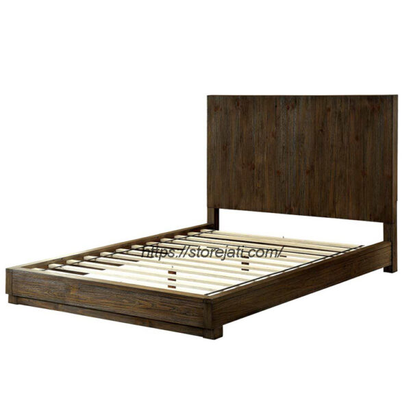 model tempat tidur minimalis kayu jati