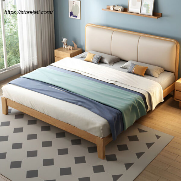 model tempat tidur minimalis jati mewah