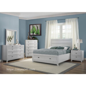 tempat tidur satu set minimalis