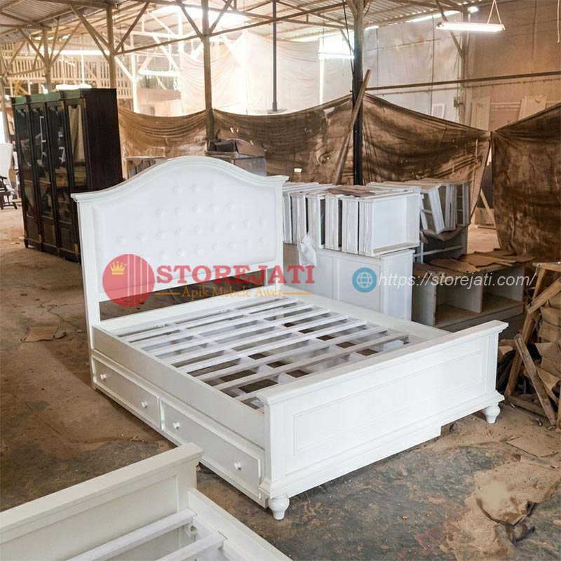 desain tempat tidur elegan minimalis