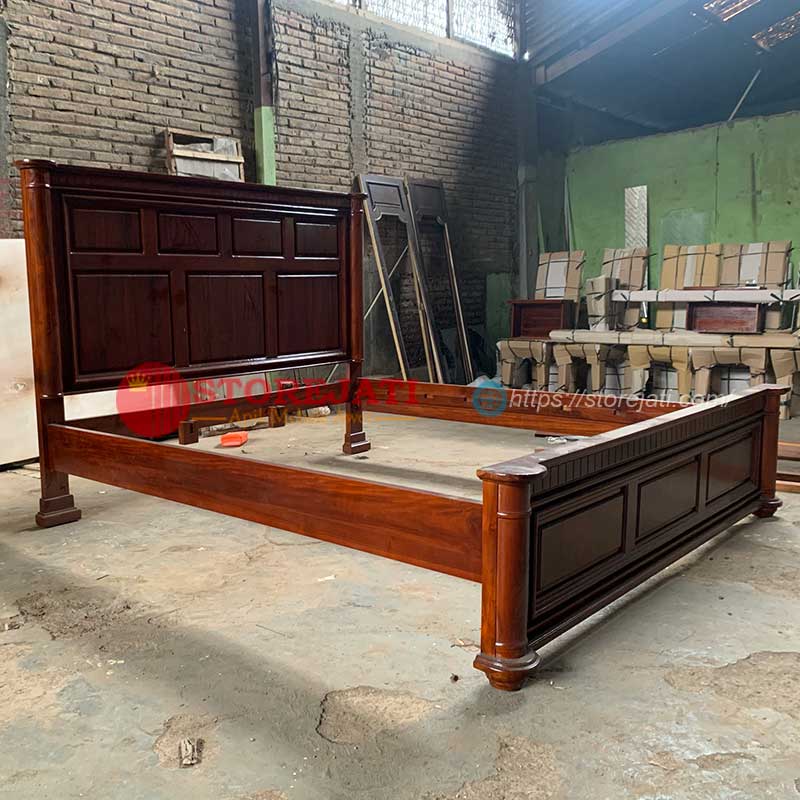jual tempat tidur minimalis kayu