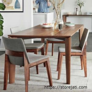 kursi makan kayu minimalis