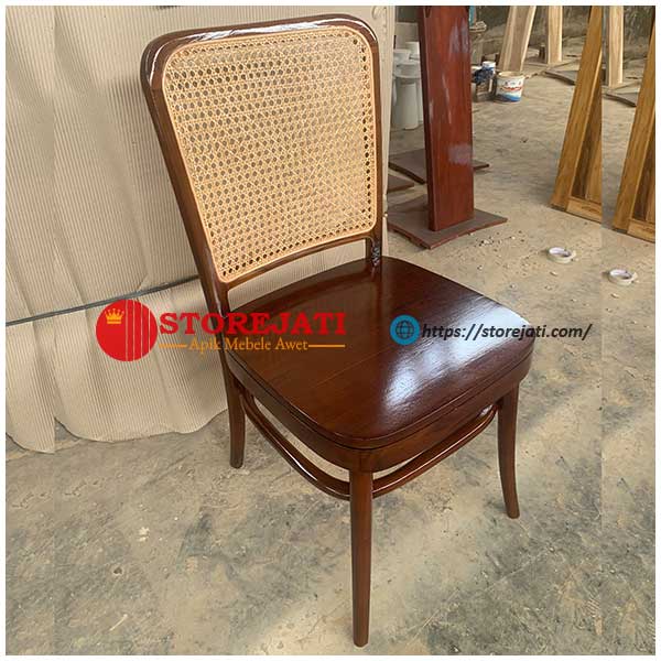 model kursi makan kayu minimalis