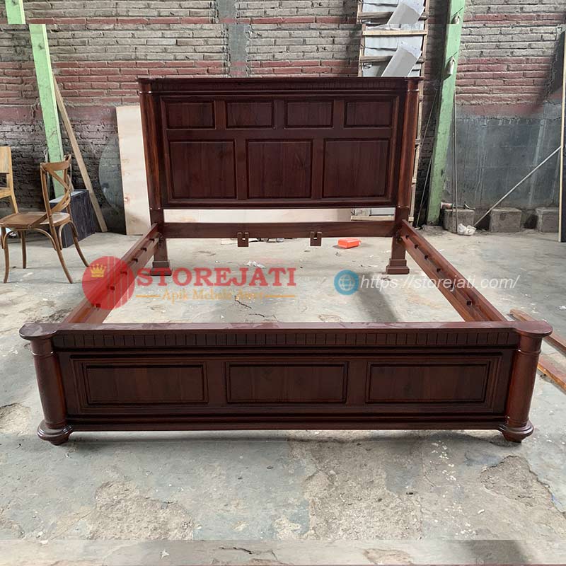 model tempat tidur minimalis kayu