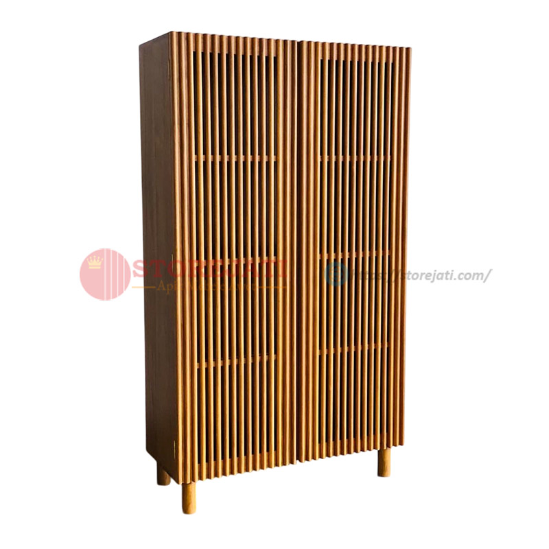 harga lemari baju kayu 2 pintu