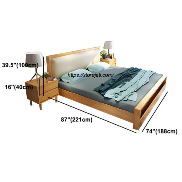 ukuran tempat tidur modern minimalis