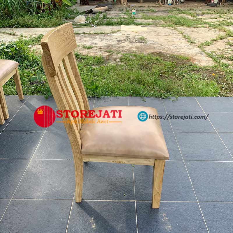 desain kursi makan minimalis jati