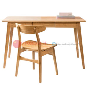 meja belajar kayu anak