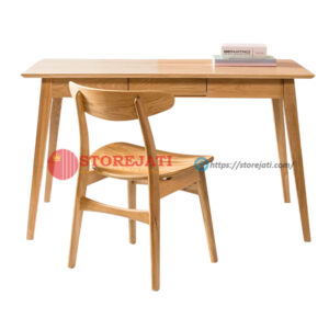 meja belajar kayu anak