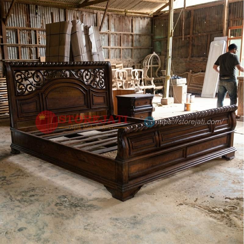 model set kamar tidur jati jepara