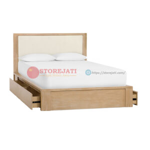 tempat tidur kayu jati bagus jepara