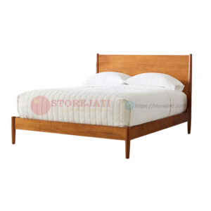 dipan tempat tidur kayu jati