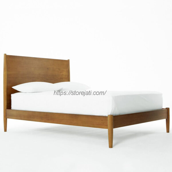 model dipan tempat tidur kayu jati