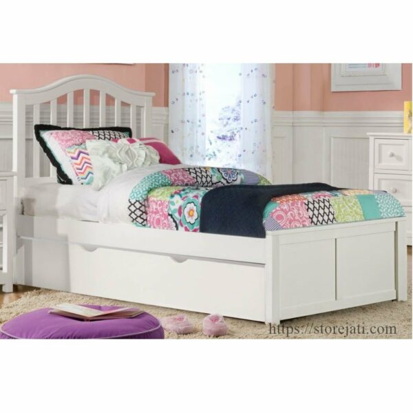 tempat tidur anak 2 in 1 sorong