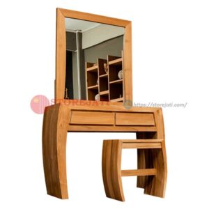 meja rias dari kayu jati