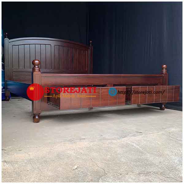 desain tempat tidur minimalis dengan laci