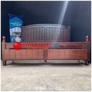 tempat tidur minimalis dengan laci