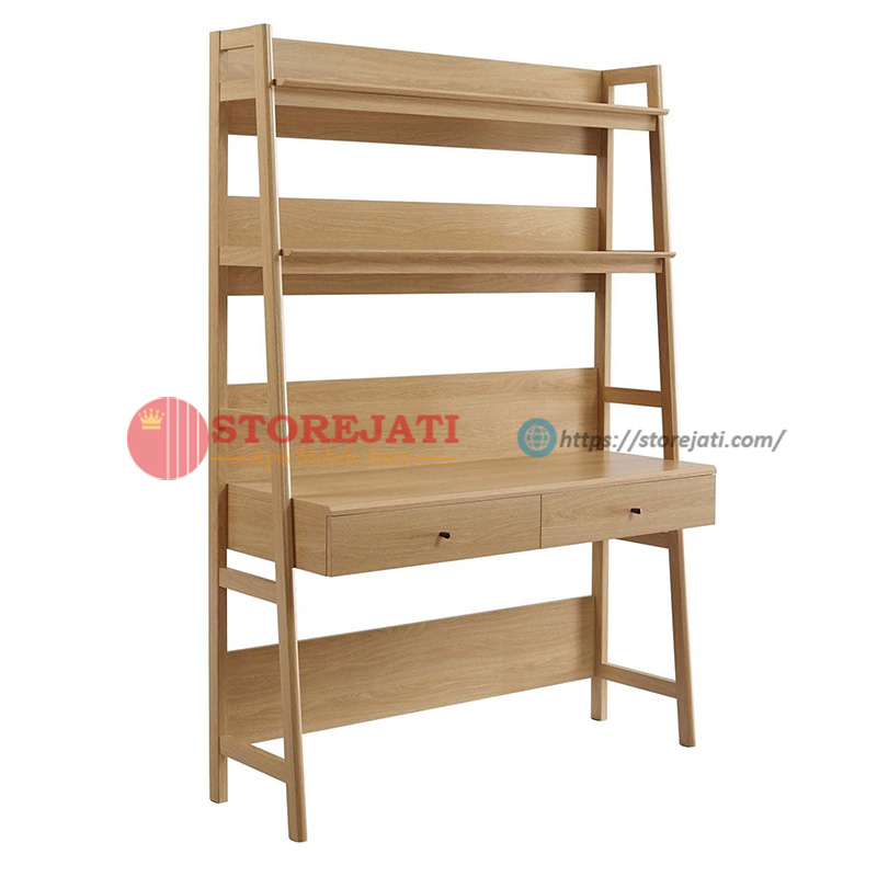 jual meja belajar dan rak buku
