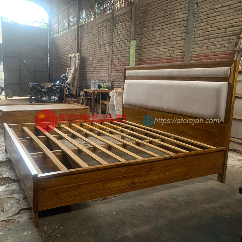 jual tempat tidur minimalis laci
