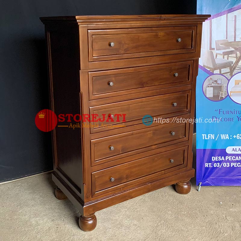 jual lemari laci kayu minimalis