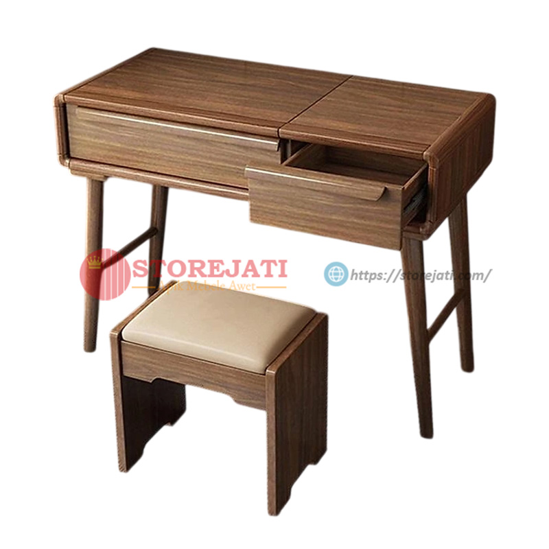 desain meja rias minimalis untuk kamar sempit