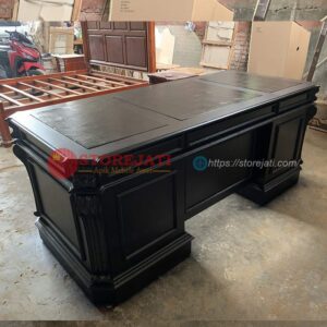 meja kantor kayu jati jepara