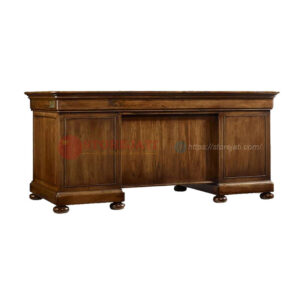 meja kantor kayu jati