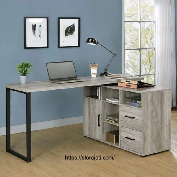 meja kantor dari besi minimalis