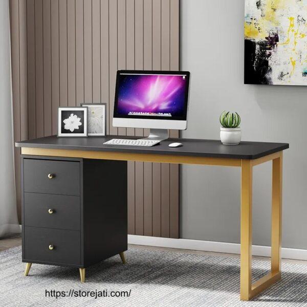 meja kantor minimalis besi