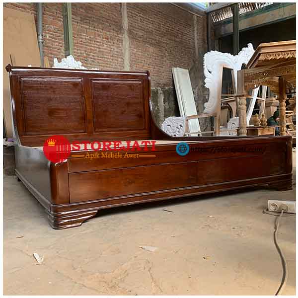 model tempat tidur dari kayu