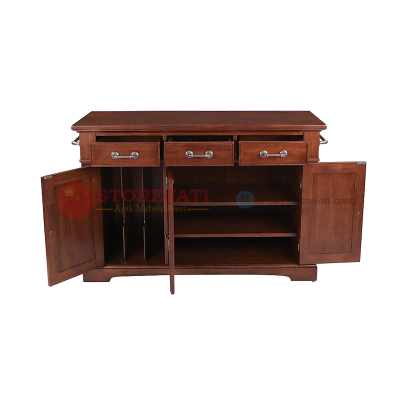 desain mini bar kayu jati minimalis