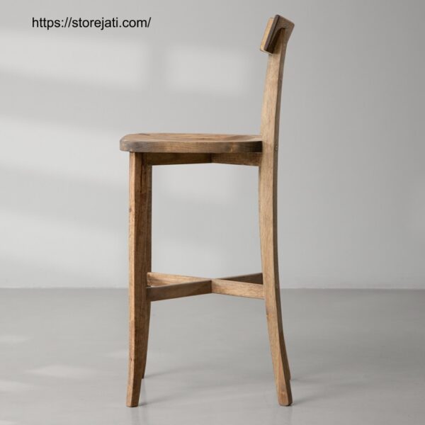 harga kursi mini bar kayu minimalis