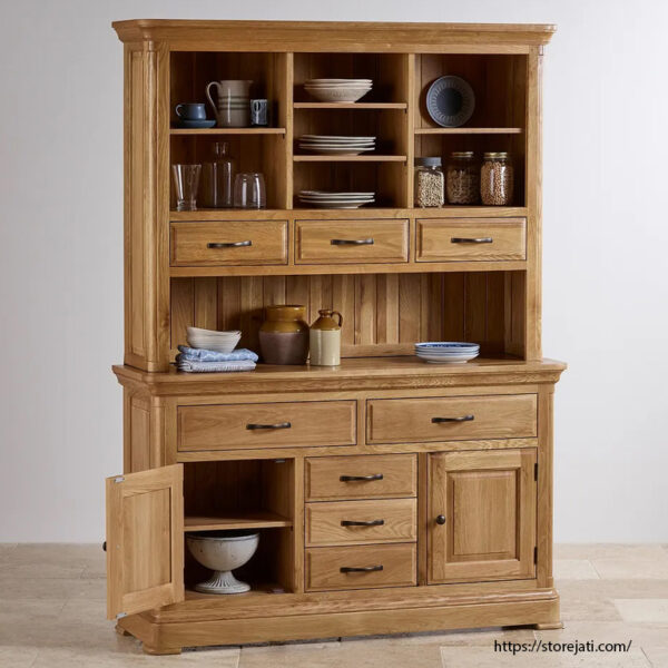 model lemari dapur minimalis dari kayu