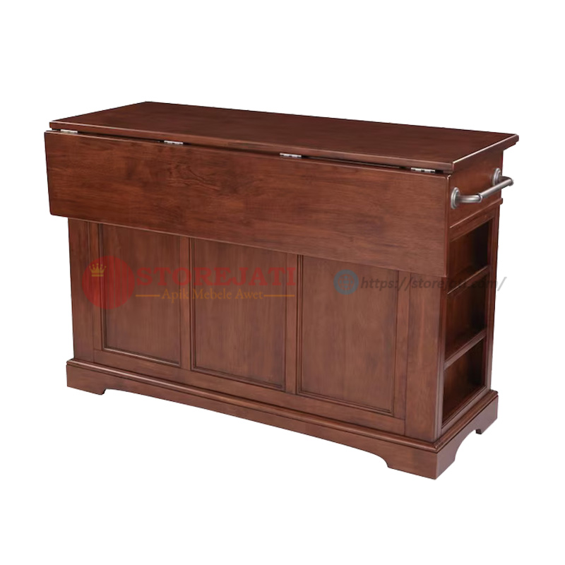 model mini bar kayu jati minimalis
