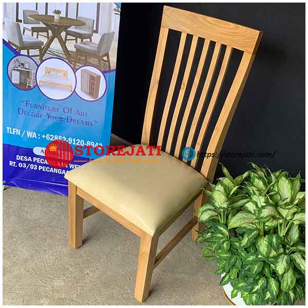 desain kursi makan kayu minimalis terbaru