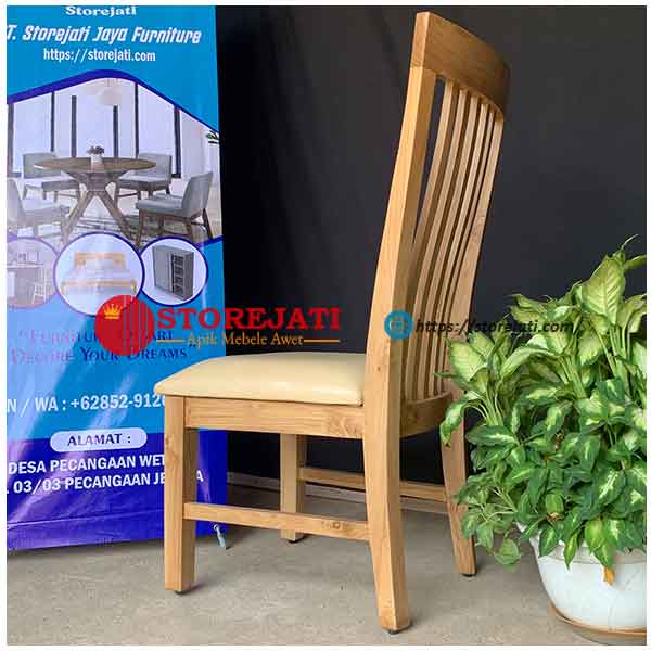 foto kursi makan kayu minimalis terbaru