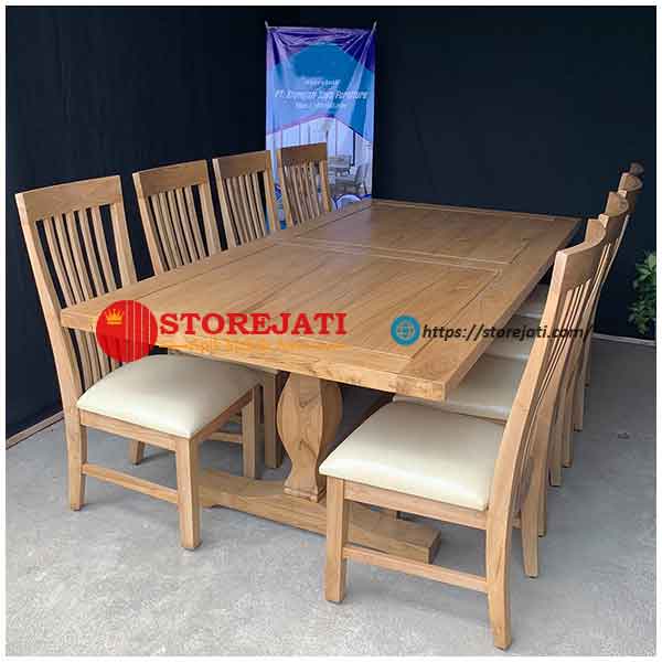 foto meja makan 8 kursi minimalis