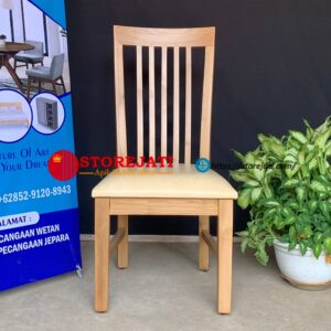 kursi makan kayu minimalis terbaru