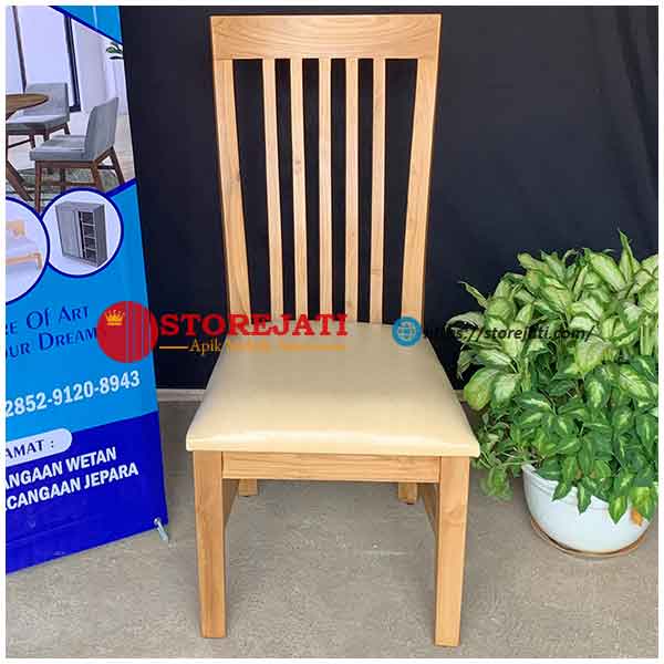 model kursi makan kayu minimalis terbaru